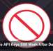 Google API Keys Still Work After Deletion