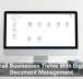 Small Businesses Thrive With Digital Document Management